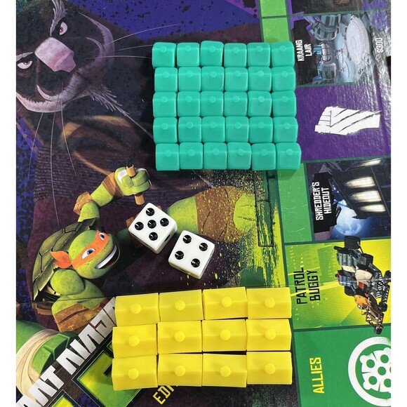 Monopoly TMNT Nickelodeon 2014 Teenage Mutant Ninja Turtles Board Game - Picture 6 of 12